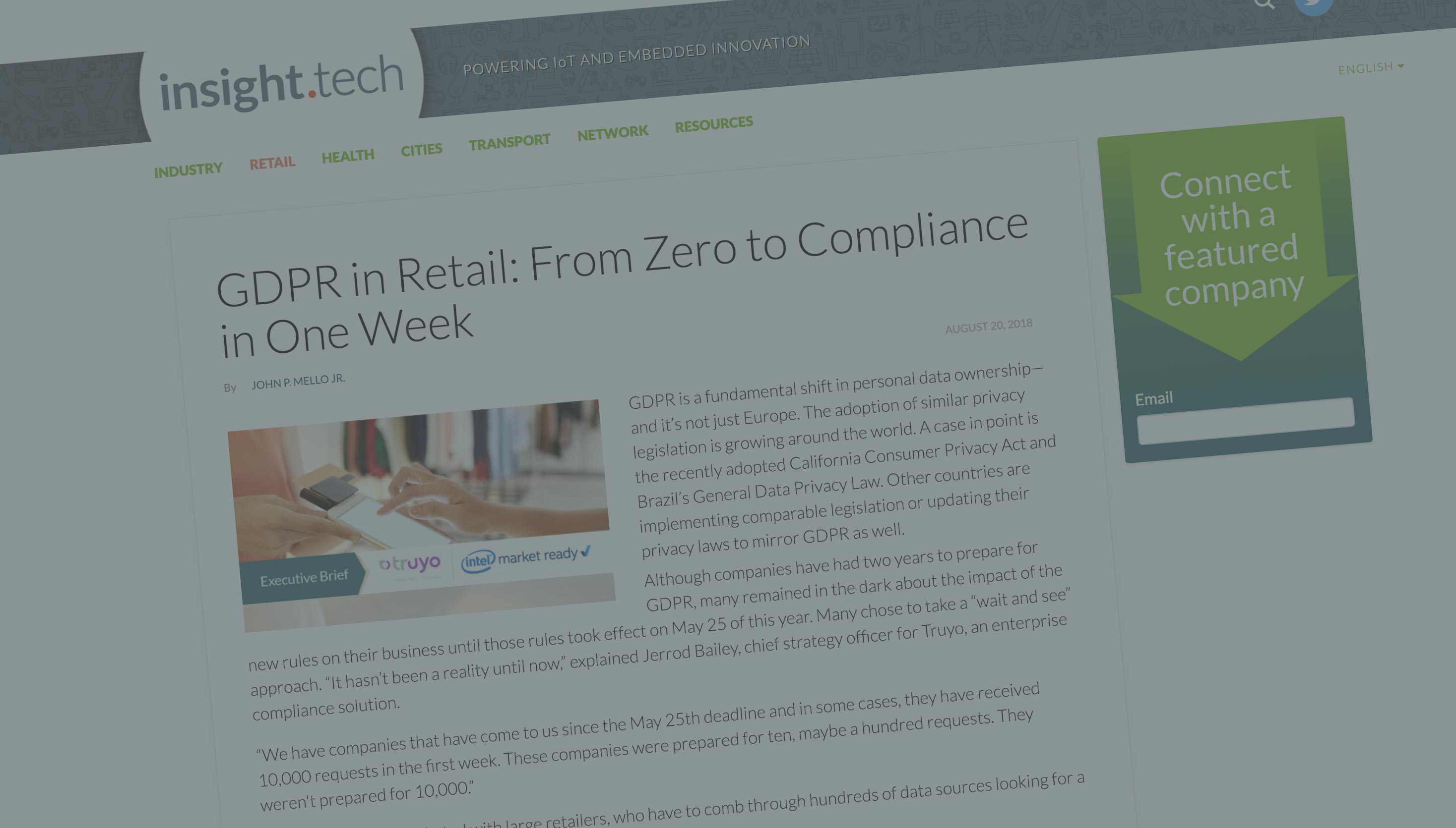 GDPR in Retail: From Zero to Compliance in One Week