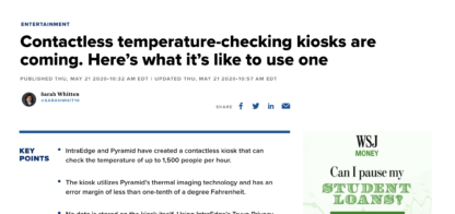 CNBC Janus Temperature Kiosk