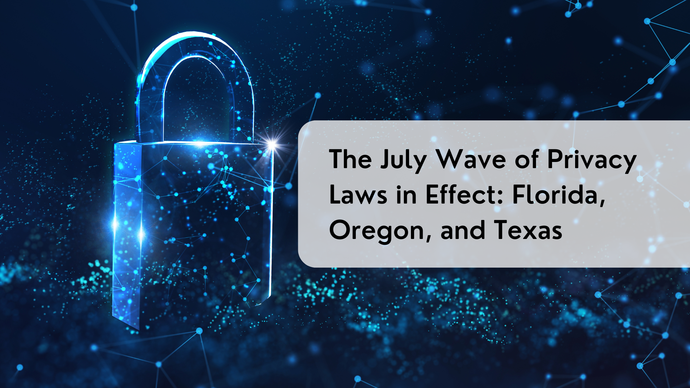 The July Wave of Privacy Laws in Effect: Florida, Oregon, and Texas